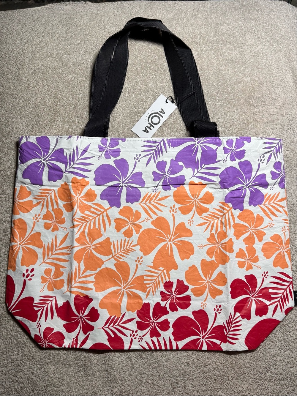 NWT CUSTOM Aloha Collection & Maui Jim Collab Day Tripper Tote Limited Edition